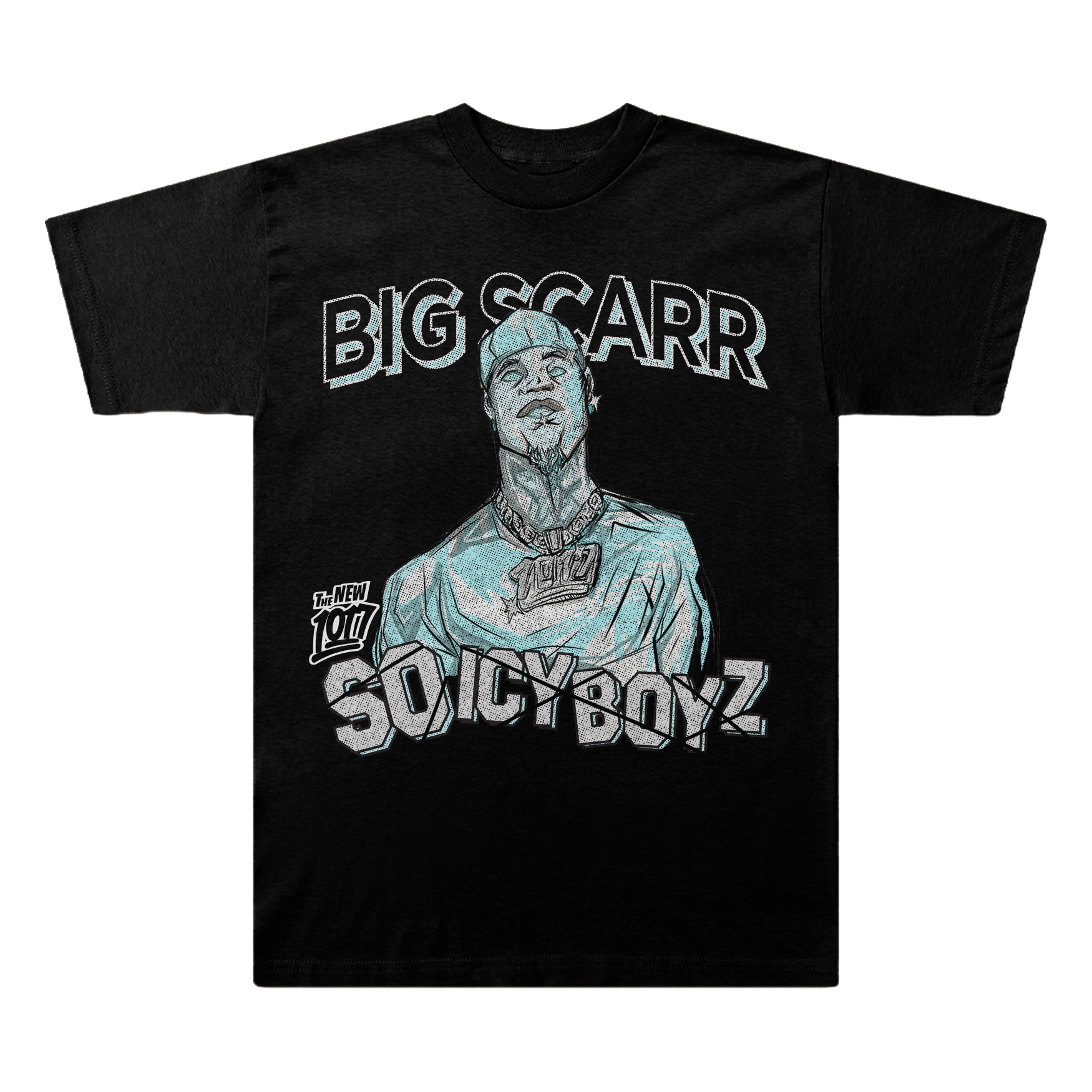 big scarr shirt