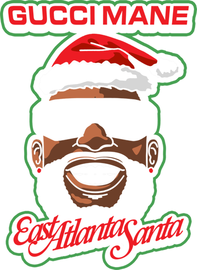 East Atlanta Santa Christmas Tee
